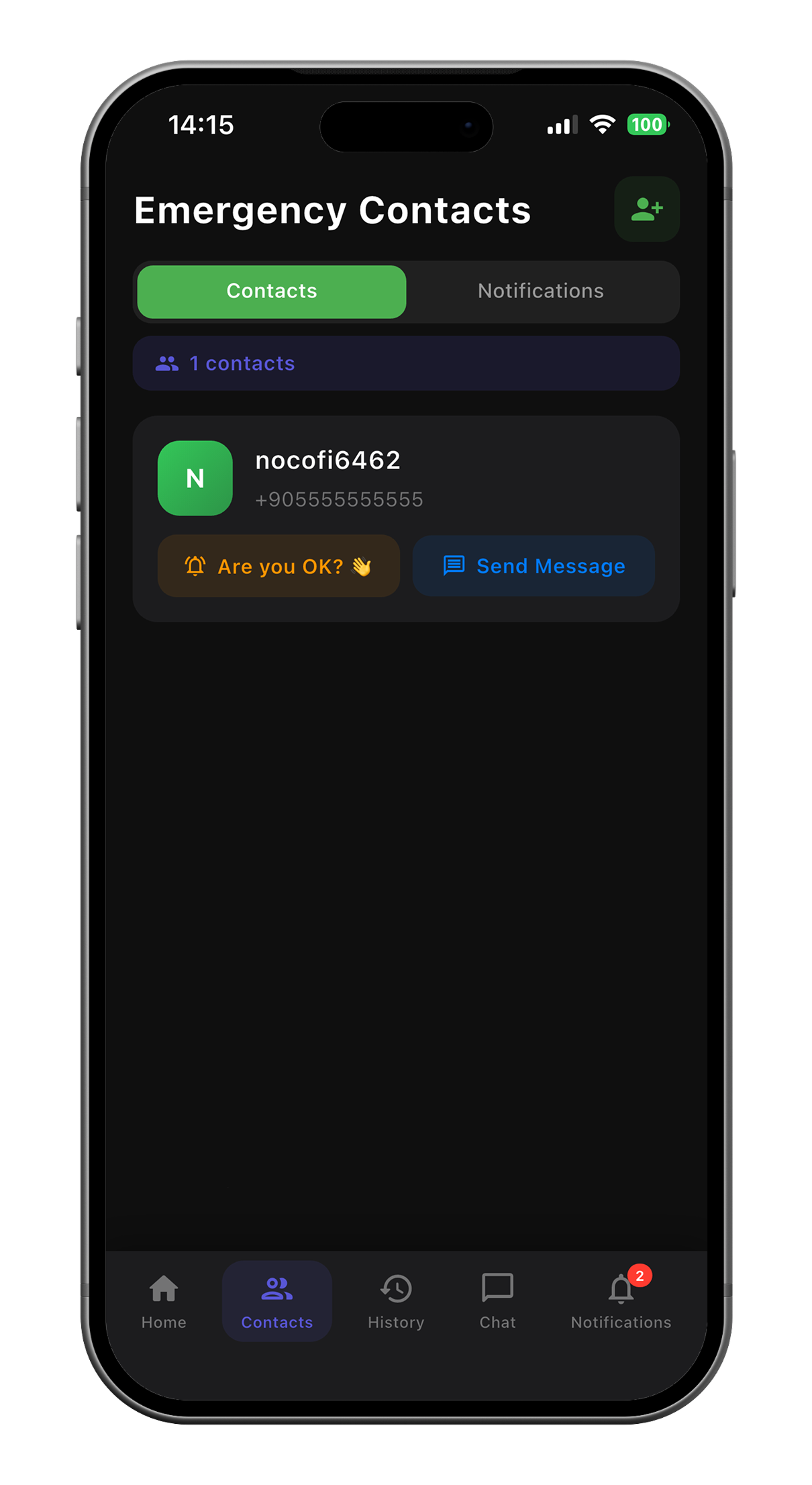Trusted Contact — Your circle